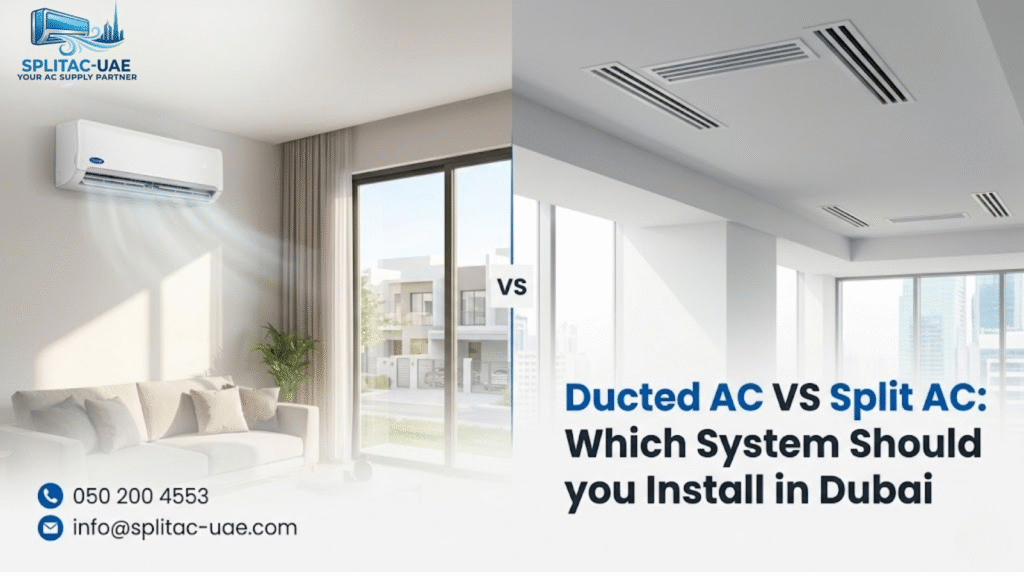 Ducted AC vs Split AC: Which System Should You Install in Dubai?